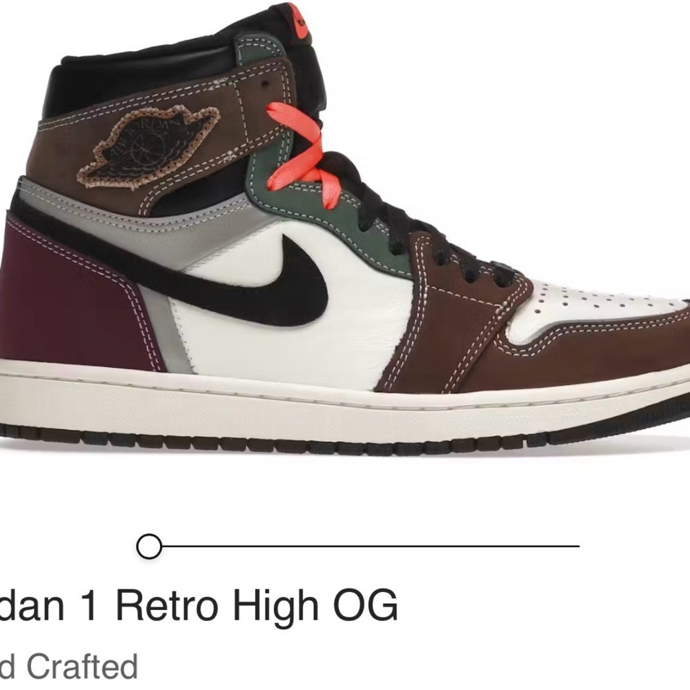 Nike Air Jordan 1 (Crafted) Size 10.5m/12w